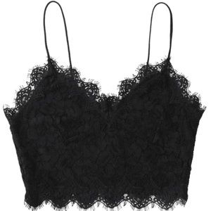 Scalloped Lace Tank Top